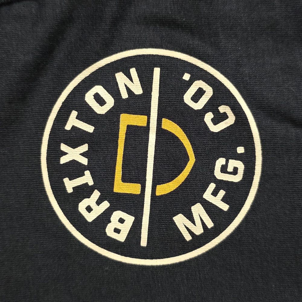 NWT Men's Brixton "CREST Tank Top". Size Small. Color Navy Blue And Off White - Picture 2 of 8